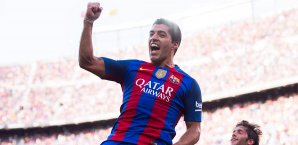 Luis Suarez arbeitete während seiner Zeit beim FC Liverpool mit Brendan Rodgers zusammen Luis Suarez