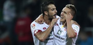 Die Mainzer hatten nach dem Comeback allen Grund zur Freude Mainz 05