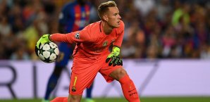 Der Vertrag von Marc-Andre ter Stegen läuft noch bis 2019 Marc-Andre ter Stegen