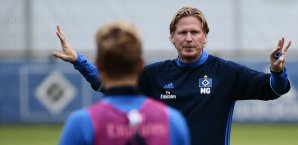 Markus Gisdol hat den HSV von Bruno Labbadia übernommen Markus Gisdol, HSV, Hamburger SV