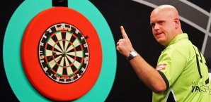 Michael van Gerwen gab sich keine Blöße Michael van Gerwen