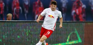 Oliver Burke kam für 15 Millionen von Nottingham Forest zu RB Oliver Burke