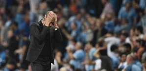 Pep Guardiola und City spielten nur vor 30.000 Fans Pep Guardiola