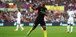 Raheem Sterling und ManCity zeigen sich weiter in bestechender Form Raheem Sterling