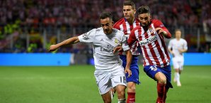 Real Madrid und Atletico Madrid treffen im Derby madrileno aufeinander Real Madrid, Atletico Madrid