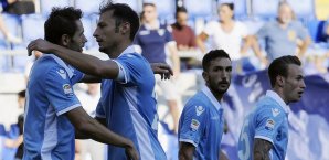 Senad Lulic und seine Teamkollegen bei Lazio hatten Grund zum Jubeln Senad Lulic