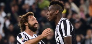 Andrea Pirlo und Paul Pogba standen einst gemeinsam für Juve auf dem Feld Serie A