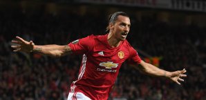 Zlatan Ibrahimovic spielt aktuell für Manchester Zlatan Ibrahimovic