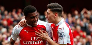 Alex Iwobi und Hector Bellerin sollen auch in Zukunft für die Gunners auflaufen Alex Iwobi, Hector Bellerin