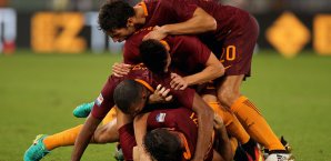 Die Roma gewann gegen Inter AS Rom