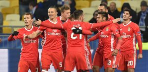 Benfica holte gegen Dynamo Kiew den ersten Sieg in dieser Champions-League-Saison Benfica