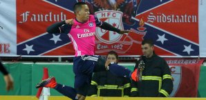Bobby Wood brachte den Hamburger SV in Halle auf die Siegerstrasse Bobby Wood