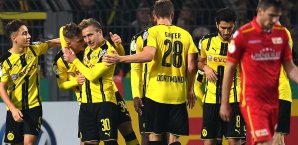 Borussia Dortmund steht dank guten Nerven in der nächsten Runde Borussia Dortmund