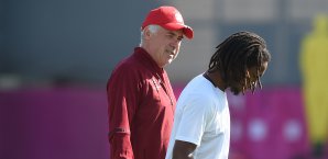 Carlo Ancelotti hat sich nach den jüngsten Ergebnissen des FCB vor seine Mannschaft gestellt Carlo Ancelotti