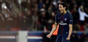 Edinson Cavani setzte seinen Lauf gegen Basel fort Cavani