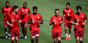 Javi Martinez und Douglas Costa sind wieder im Training Champions League