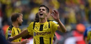 Christian Pulisic macht beim BVB mit starken Leistungen auf sich aufmerksam Christian Pulisic