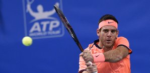 del Potro gewinnt in zwei Sätzen gegen Sock del Potro