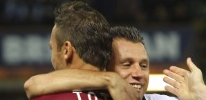 Francesco Totti ist voll des Lobes für seinen ehemaligen Weggefährten Antonio Cassano Francesco Totti, Antonio Cassano