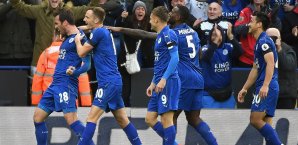 Auch Christian Fuchs konnte sich in die Torschützenliste eintragen Fuchs