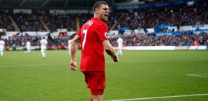 James Milner sorgte für den Sieg seiner Reds gegen Swansea James Milner