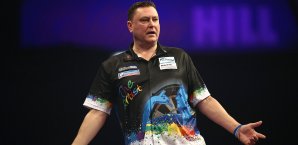 Kevin Painter gewann trotz des Vorfalls sein Match gegen van de Pas Kevin Painter