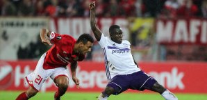Am Rande der Partie des FSV Mainz 05 gegen den RSC Anderlecht kam es Ausschreitungen in der Innenstadt Mainz 05, RSC Anderlecht