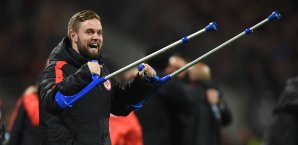 Marc Stendera ist die Krücken endlich los Marc Stendera
