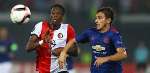 Matteo Darmian durfte zuletzt gegen Feyenoord in der Europa League an Matteo Darmian
