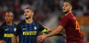 Mauro Icardi unterlag mit Inter der Roma Mauro Icardi