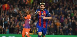 Messi erzielte gegen City sein sechstes Tor in seinem zweiten Spiel Messi