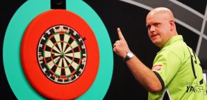 van Gerwen stand gegen Whitlock kurz vor dem Aus Michael van Gerwen