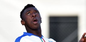 Moise Kean gilt als eines der hoffnungsvollsten Talente im italienischen Fußball Moise Kean
