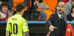 Pep Guardiola bewundert die Fähigkeiten von Lionel Messi Pep Guardiola, Lionel Messi