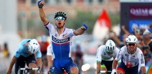 Peter Sagan gewann vor Mark Cavendish Peter Sagan