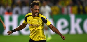 Pierre-Emerick Aubameyang traf zum 1:0 Pierre-Emerick Aubameyang