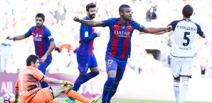 Rafinha traf für Barca doppelt Rafinha