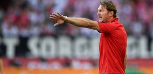 Ralph Hasenhüttl ist mit RB Leipzig in der Bundesliga bislang ungeschlagen Ralph Hasenhüttl