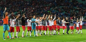 RB Leipzig feierte gegen den FC Augsburg den dritten Sieg im sechsten Spiel RB Leipzig