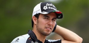 Sergio Perez sieht die Mercedes-Fahrer auch in Zukunft im Vorteil Sergio Perez