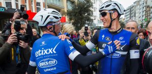 Tony Martin und Marcel Kittel holten im Mannschaftszeitfahren den ersten Titel bei der WM in Katar Tony Martin, Marcel Kittel