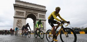 Düsseldorf wird der einzige deutsche Streckenabschnitt bei der 104. Tour de France Tour de France