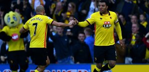 Troy Deeney traf für Watford Troy Deeney