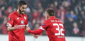 Yunus Malli sicherte den Mainzer Erfolg per Elfmeter Yunus Malli
