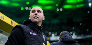 Andre Schubert steht mit Mönchengladbach vor dem Spiel gegen Manchester City unter Druck Andre Schubert