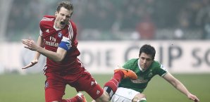 Im Nordderby geht es immer hoch her Hamburger SV, Werder Bremen