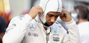 Lewis Hamilton brach einen Reifentest vorzeitig ab Lewis Hamilton