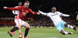 Manchester kam gegen West Ham nicht über ein 1:1 hinaus Manchester