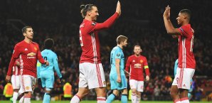 Die Red Devils sind nach dem SIeg gegen Feyenoord nun Tabellenzweiter Manchester United