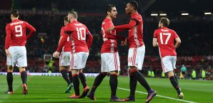 Anthony Martial traf beim 4:1 gegen West Ham doppelt Manchester United